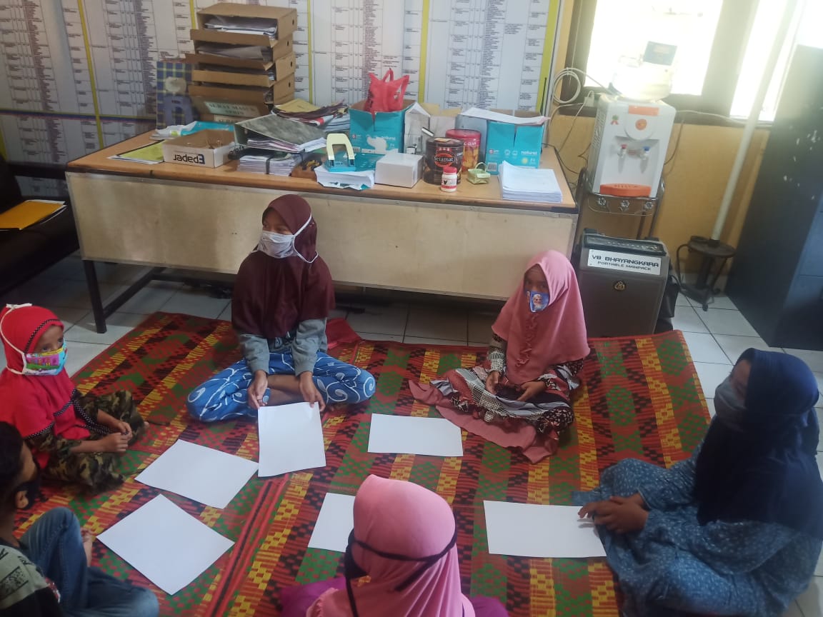 Polsek Pagar Merbau Berikan Internet Gratis Untuk Anak Bisa Belajar Daring