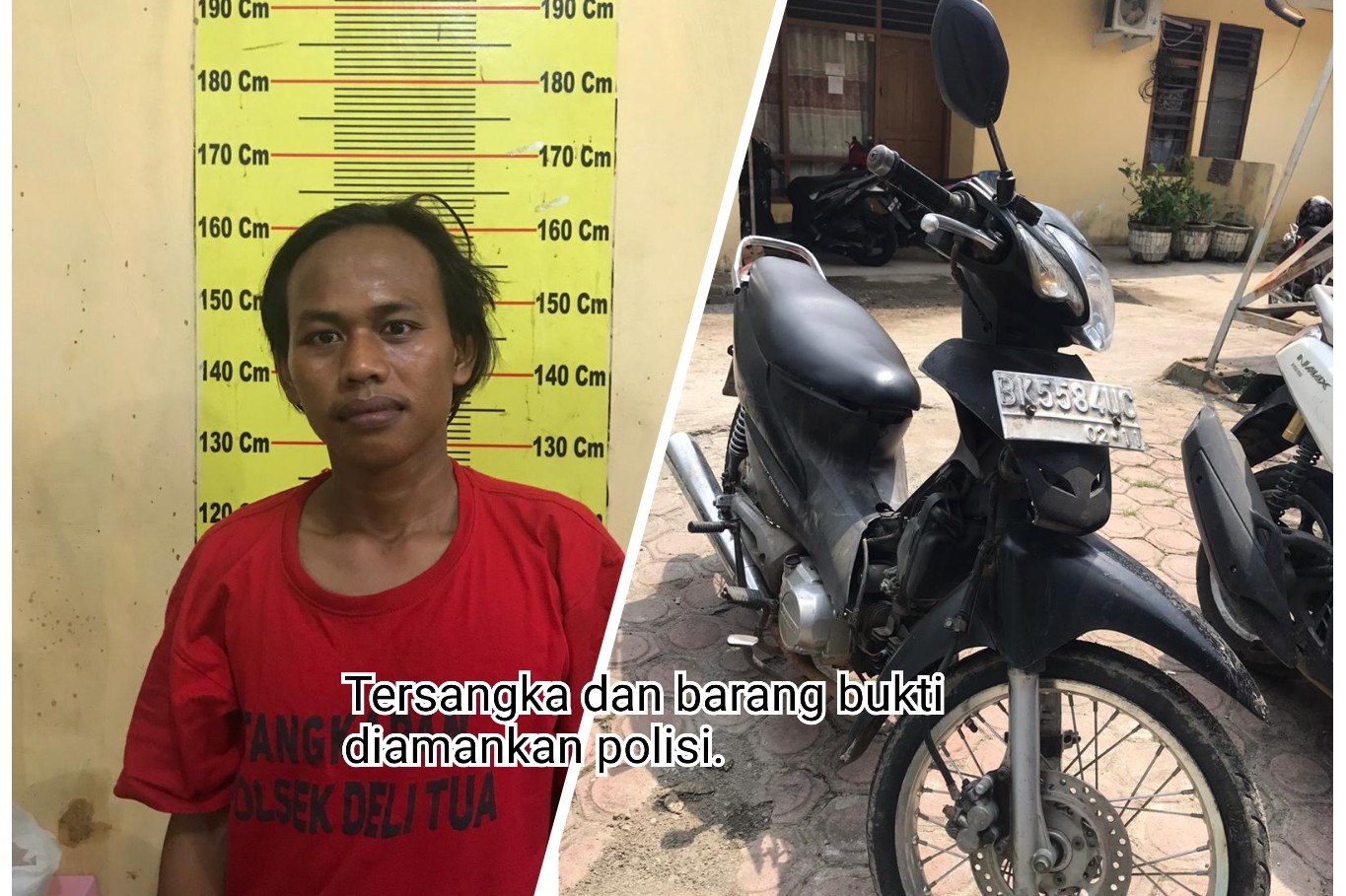 Sepeda Motor Kakek Legiman Dicuri Maling, Pelakunya Ditangkap Warga