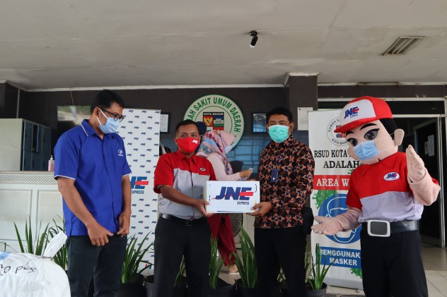 Selama Tahun 2020, JNE Kirim 100 Ton Bantuan Covid-19 Dengan Biaya Gratis
