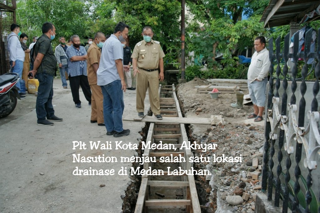 Musim Penghujan, Pemko Medan Segera Perbaiki Drainase yang Kurang Baik