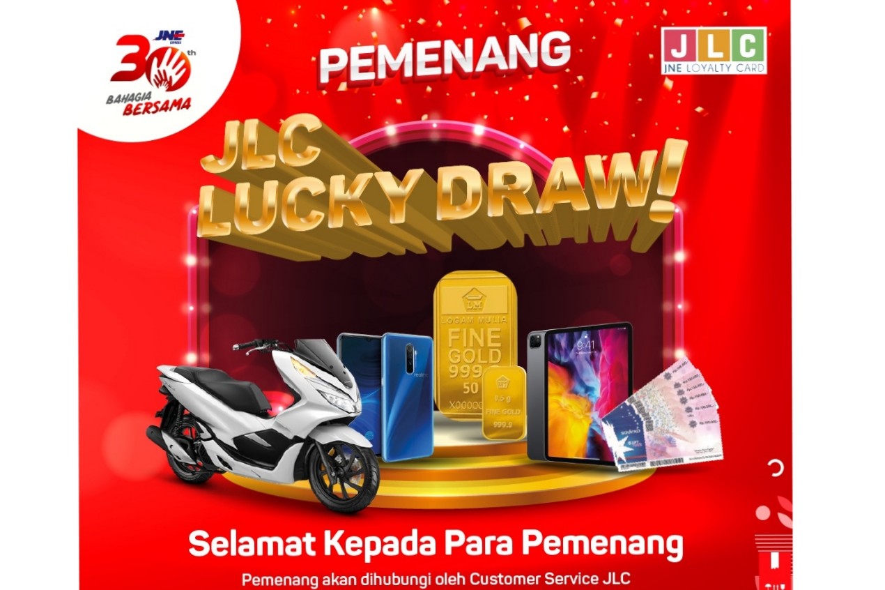 Apresiasi Pelanggan, JNE Bagikan Hadiah Melalui JLC