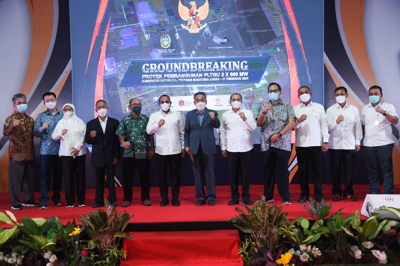 Gubernur Sumut Resmikan PLTGU di Batu Bara