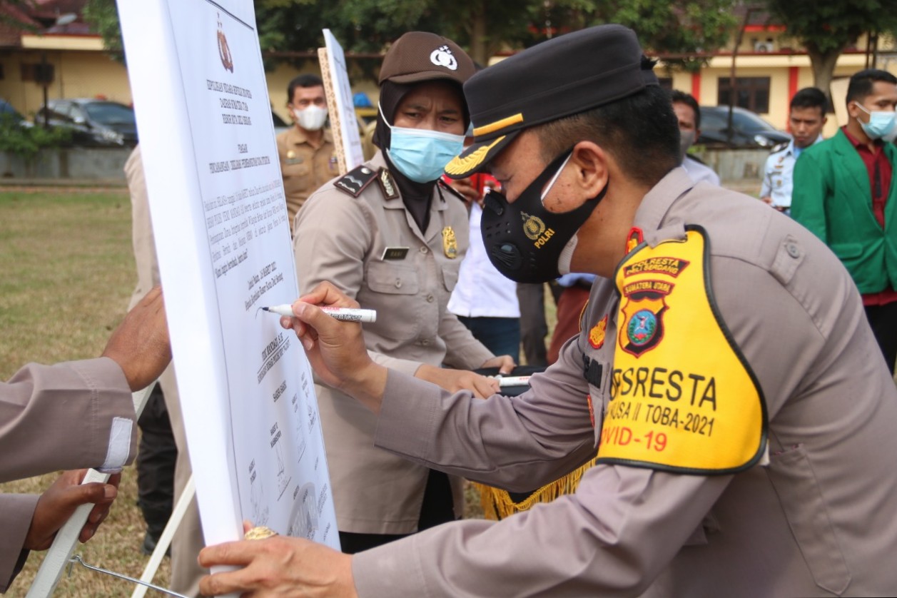 Capai WBK, Polresta Deli Serdang Canangkan Zona Integritas WBBM