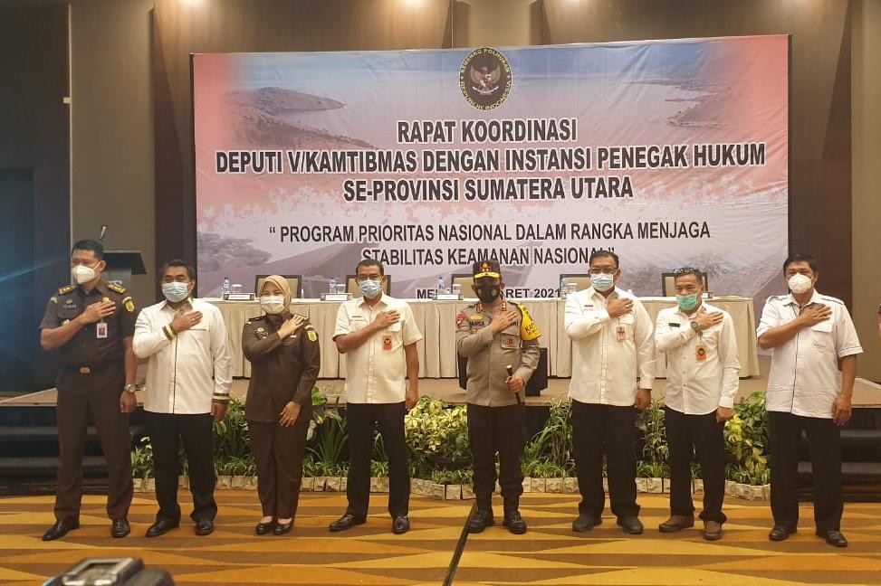 Lapas Klas 1 Medan, Rapat Kordinasi Penegak Hukum Se-Sumut