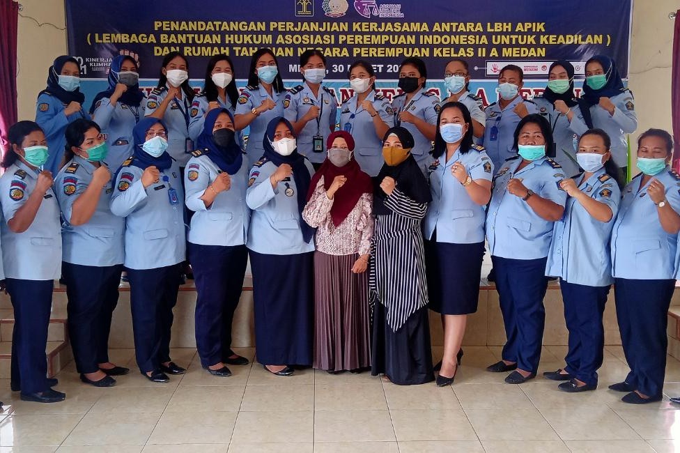 Rutan Perempuan Medan Bersama LBH APIK Bantu Tahanan Dapatkan Pelayanan Hukum
