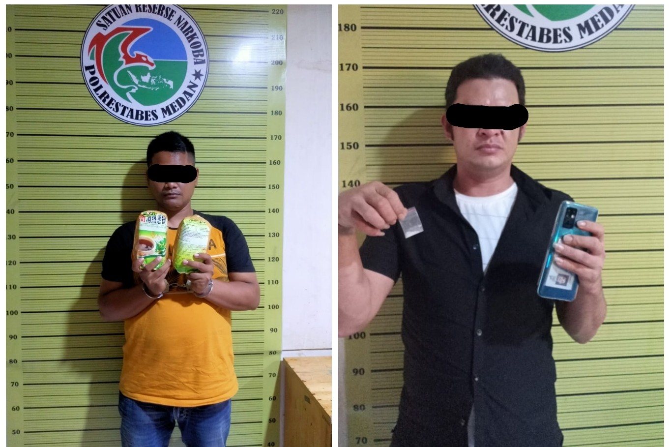 Warga Merauke dan Riau Ditangkap Bawa 2 Kg Sabu ke Medan