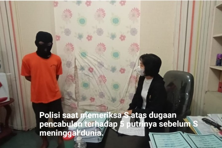 Sebulan Ditahan di Polrestabes Medan, Ayah Cabul Terhadap 5 Putri Kandungnya Meninggal