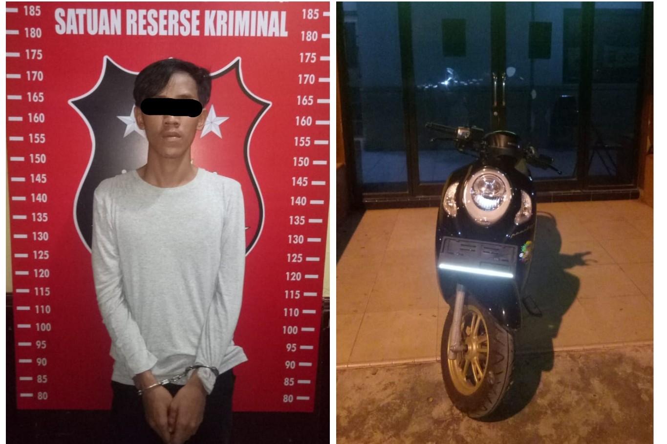 21 Kali Curi Motor, Pelukis Jalanan di Deli Serdang Diringkus