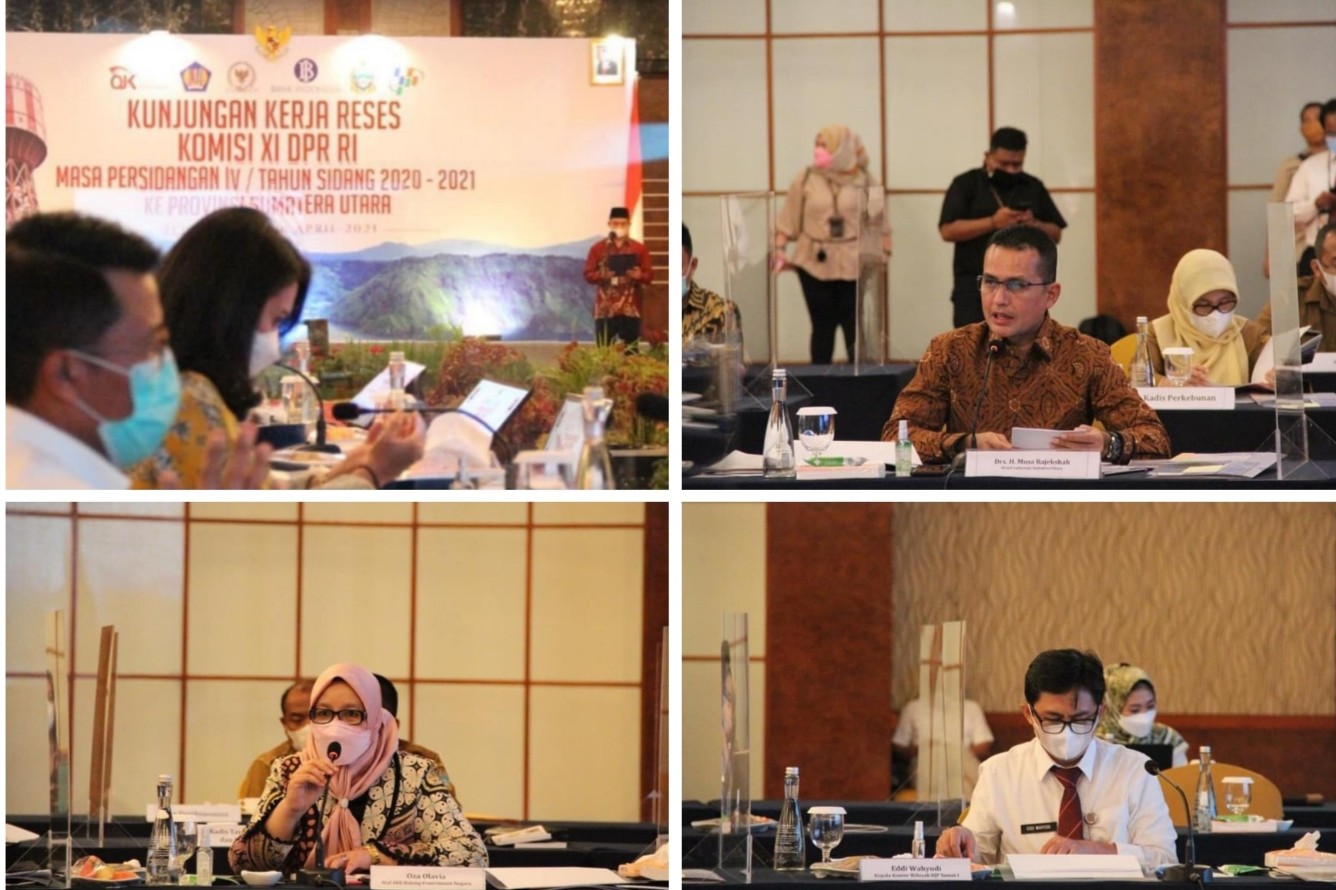 Kakanwil DJP Sumut I, BI, OJK dan Wagubsu Bahas Perkembangan Ekonomi & Keuangan Sumut Dalam Rapat Kunker Reses Komisi XI DPR RI