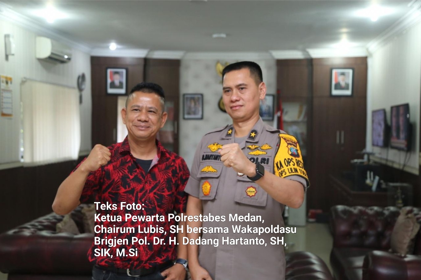 Ketua Pewarta Polrestabes Medan Apresiasi Kinerja Polda Sumut Ungkap Pemakaian Rapid Test Antingen Bekas