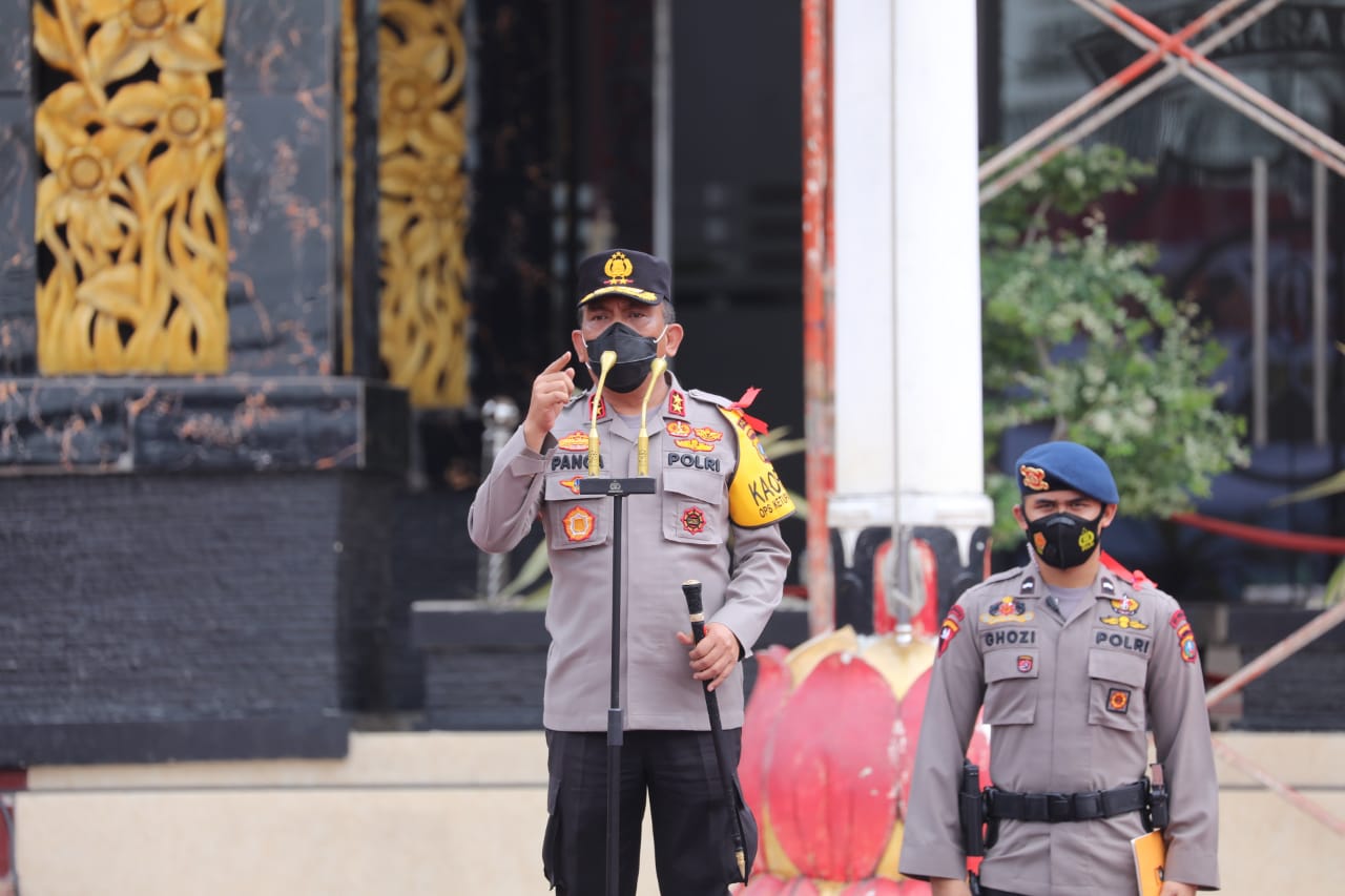 Kapolda Sumut Pimpin Apel Kesiapan Sarana Fungsi Piket 110 Presisi