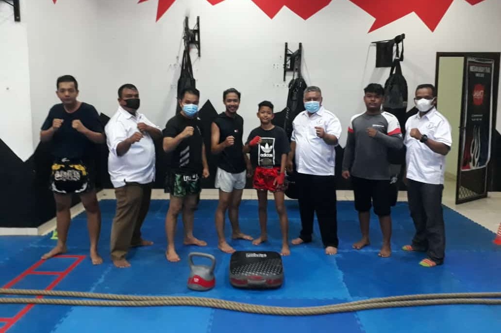 Pengcab Muay Thai Medan, Kunjungi Camp Latihan Beri Semngat Atlit