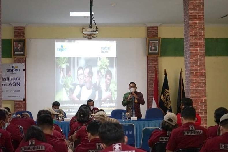 Bank Mandiri Sosialisasi Budaya Pelayanan Prima di Lapas Klas 1 Medan