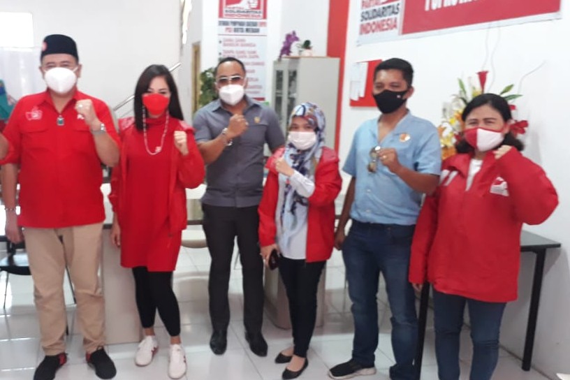 Kunjungi Kantor DPD Kota Medan, Plt Sekjen PSI Beri Motifasi & Strategi ke Kader