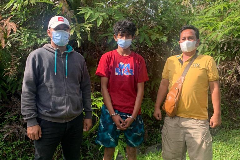 Sempat Buron, Otak Pelaku Pembunuhan Guru Dibekuk Polres Toba di Bukit Tinggi