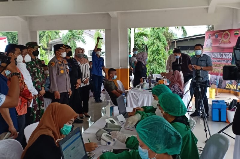 3000 Peserta Ikut Vaksinasi di Deli Serdang