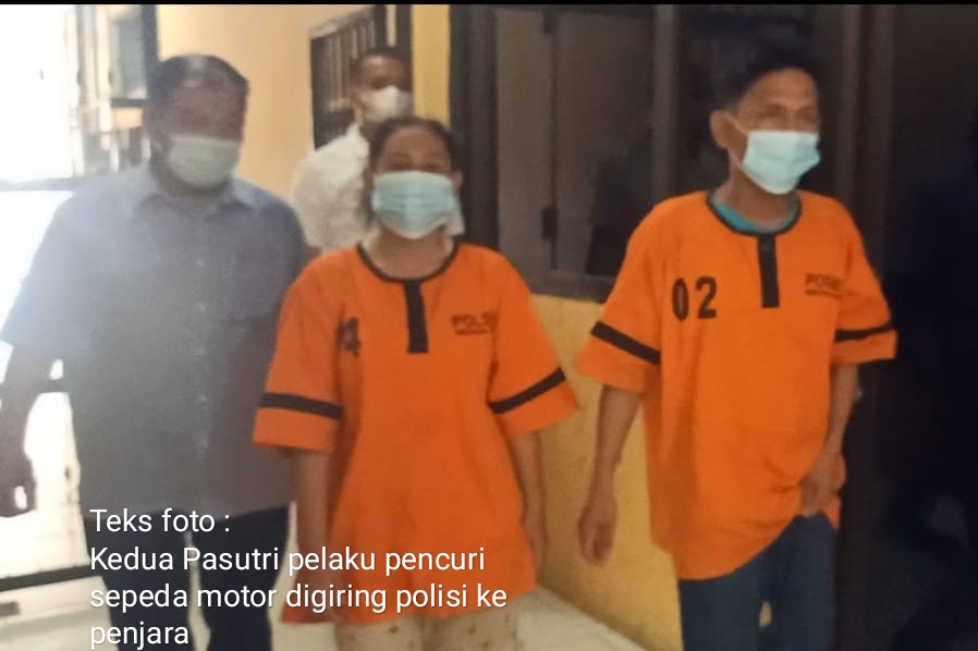 Pasutri Curi Sepeda Motor di Mesjid Ketangkap Polisi