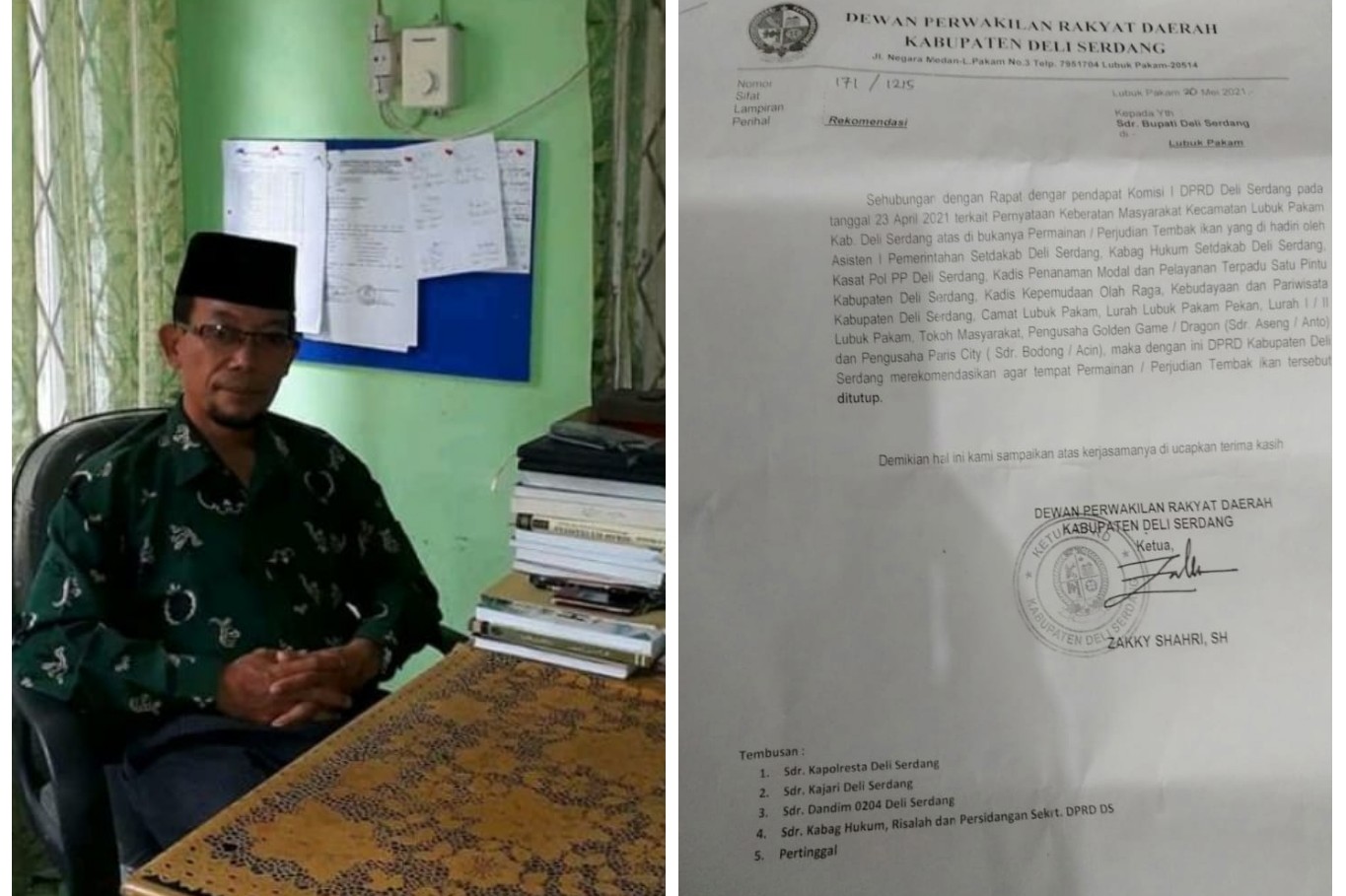 MUI dan DPRD Minta Polresta Deli Serdang dan Bupati Tutup Judi Tembak Ikan di Lubuk Pakam