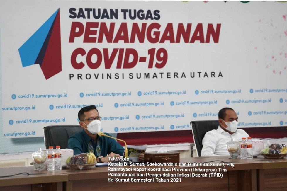 Inflasi Sumut Diproyeksikan 3%±1%, Ini Faktor Pendorong dan Penahannya