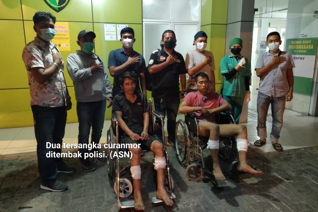 Residivis Curanmor Kembali Masuk Bui, Kali Ini Kaki Didor Polsek Percut