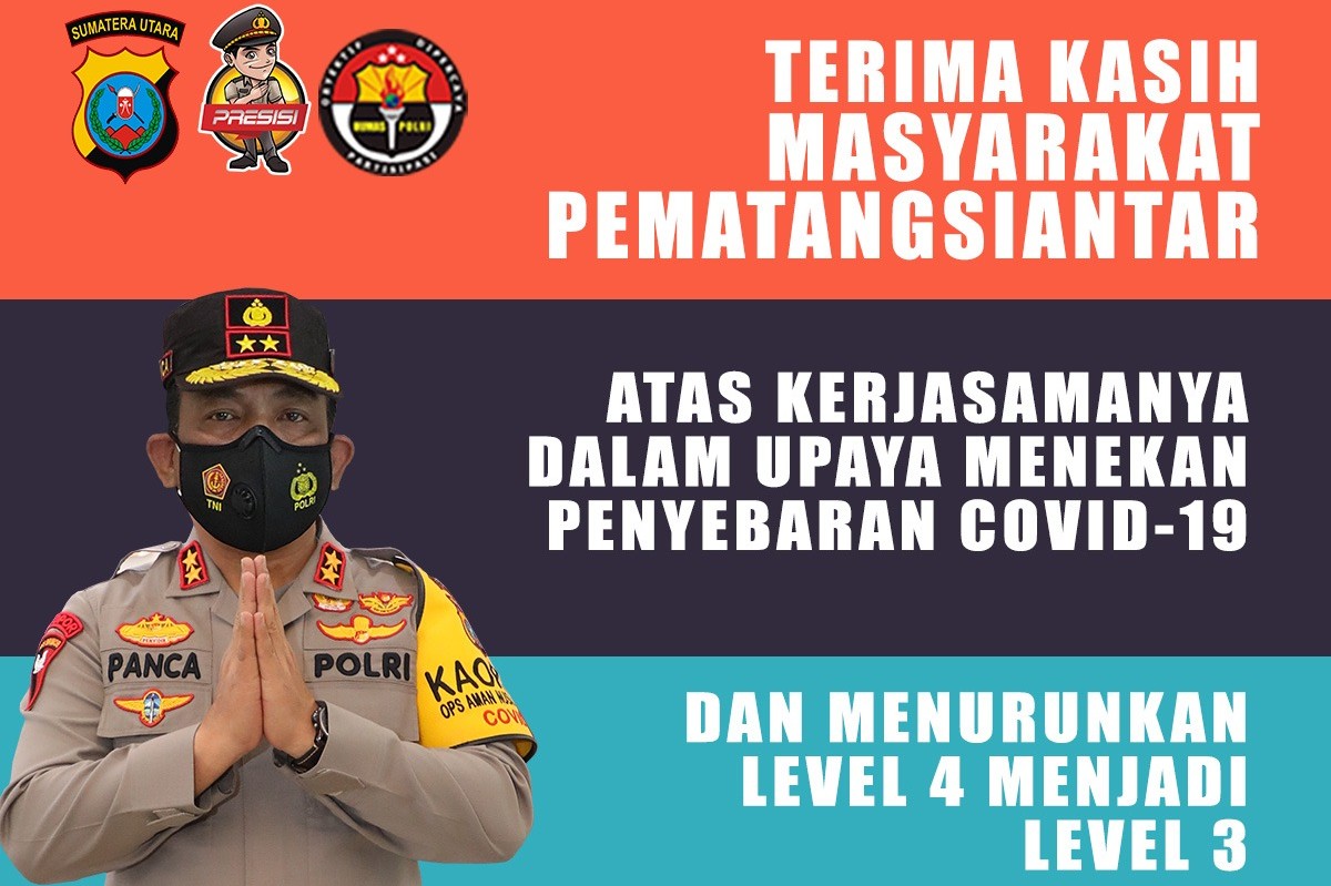 Kapoldasu Apresiasi Masyarakat Pematang Siantar Tekan Penyebaran Covid-19