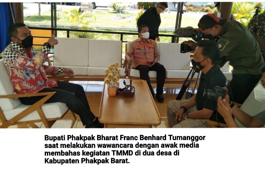 Bupati: TMMD di Phakpak Barat Buat Pemkab Jadi Maju, Generasi Mudanya Banyak Bercitacita Jadi TNI