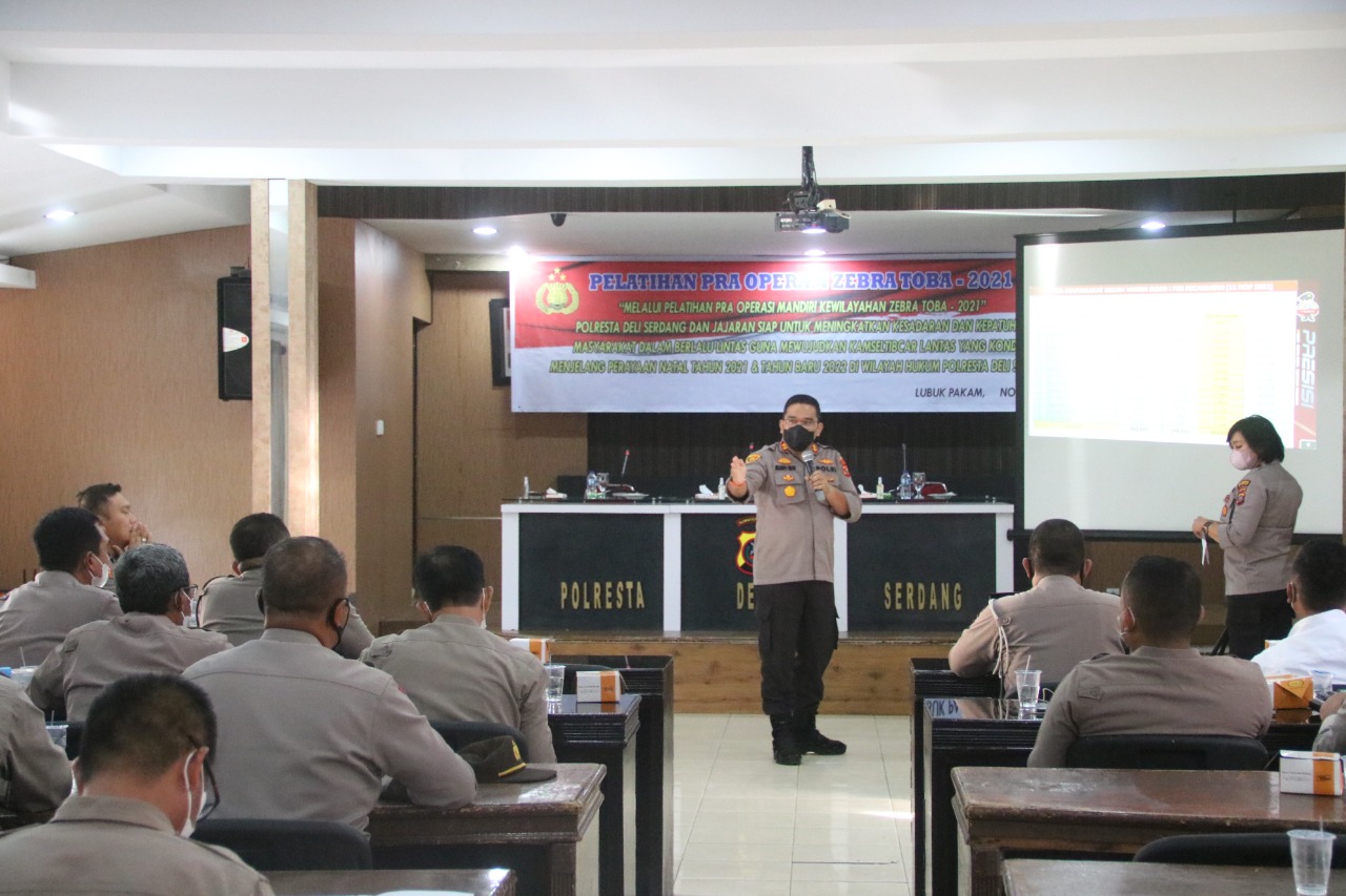 Polresta Deli Serdang Akan Gelar Ops Zebra Toba 2021 Secara Humanis