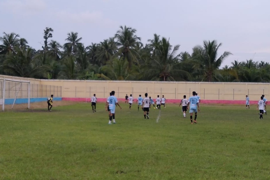 Gelar Silaturahmi, Club Sepakbola PSSKR Taklukkan PS Putra Kualuh Tanjung Pasir Labura