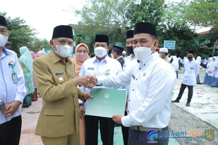 Bupati Asahan Pimpin Upacara Hari Amal Bakti ke-76 Tingkat Kabupaten