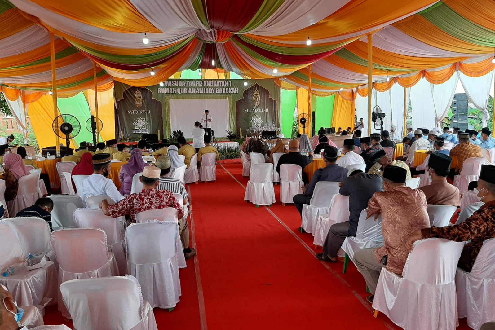 Santri Tahfiz Rumah Qur’an Amindy Barokah Gelar Wisuda, Personel Polsek Tanjung Morawa Pastikan Keamanan