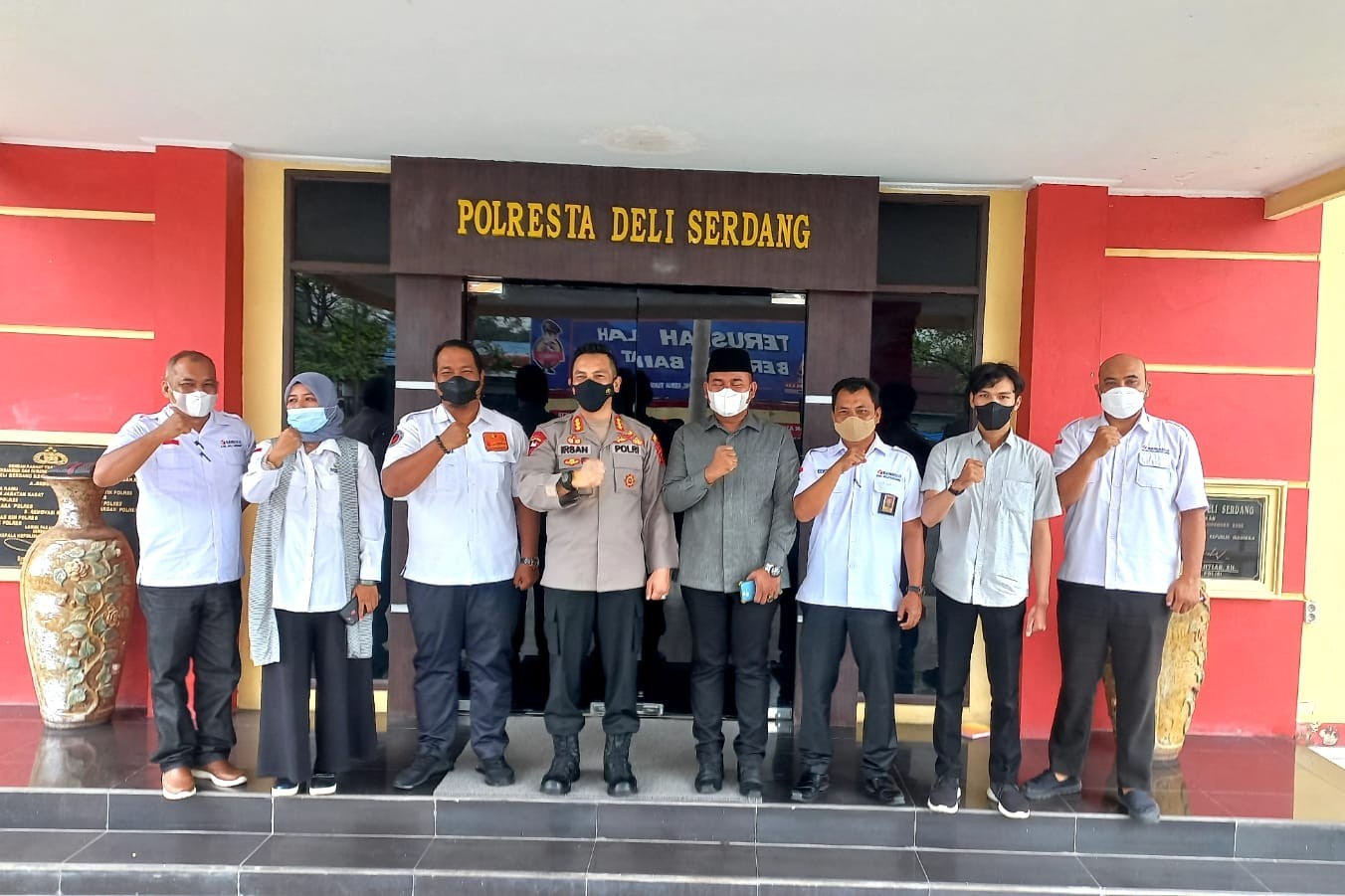Kapolresta Deli Serdang Sambut Audensi Komisioner Bawaslu Deli Serdang