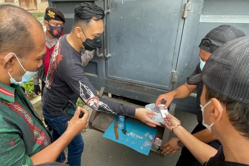 Lagi, Polresta Deli Serdang Gempur Kampung Narkoba, 5 Pria Diamankan dari Desa Pisang Pala