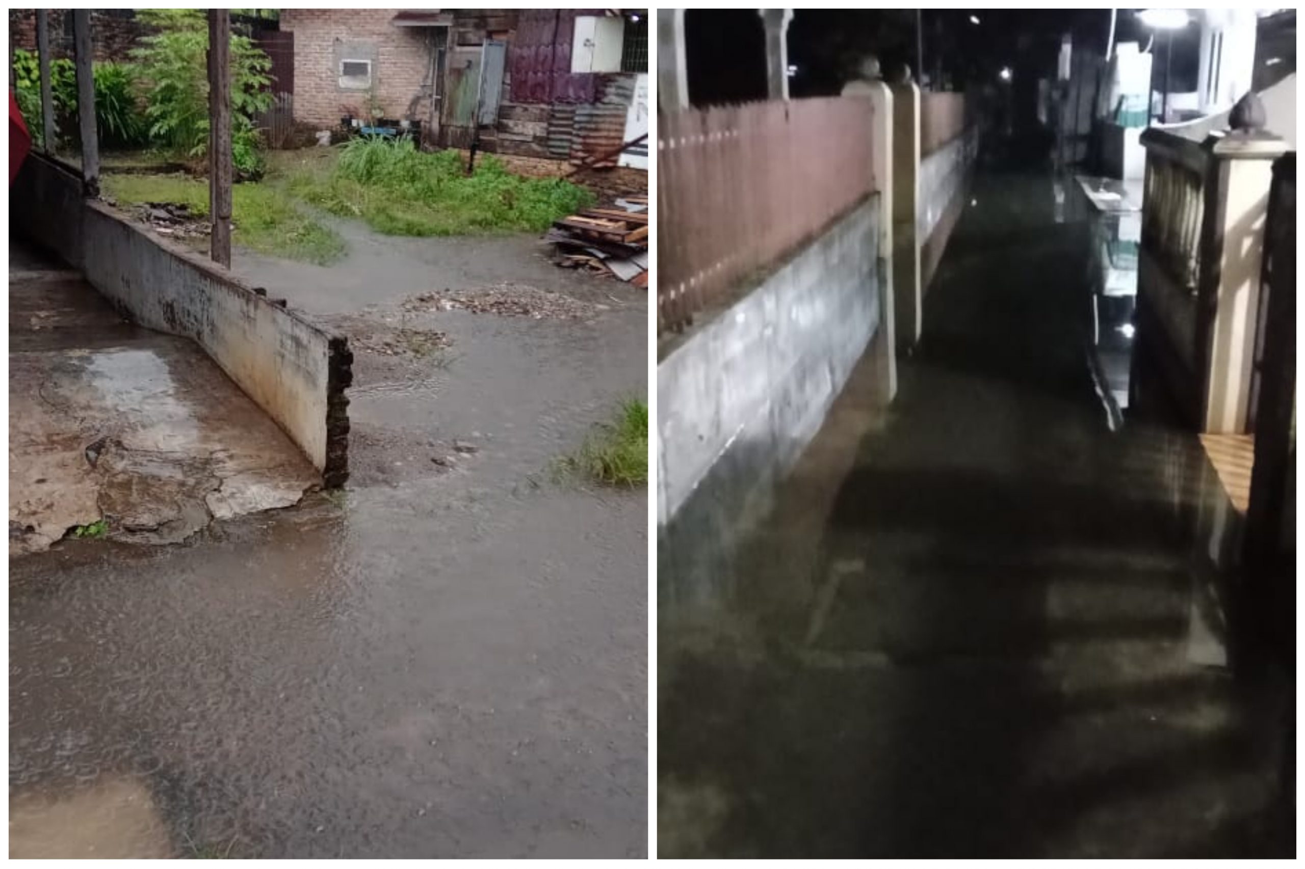 Setiap Turun Hujan Gang Balai Desa Kebanjiran, Warga Berharap Wali Kota Medan Tinjau Lokasi