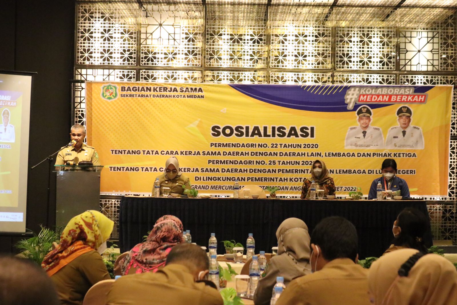 OPD Pemko Medan Diberi Sosialisasi tentang Tata Cara Perikatan Kerja Sama