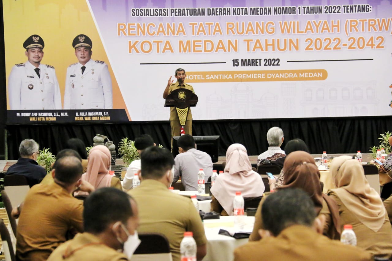 Pemko Medan Sosialisasikan Perda Tentang RTRW Tahun 2022-2042