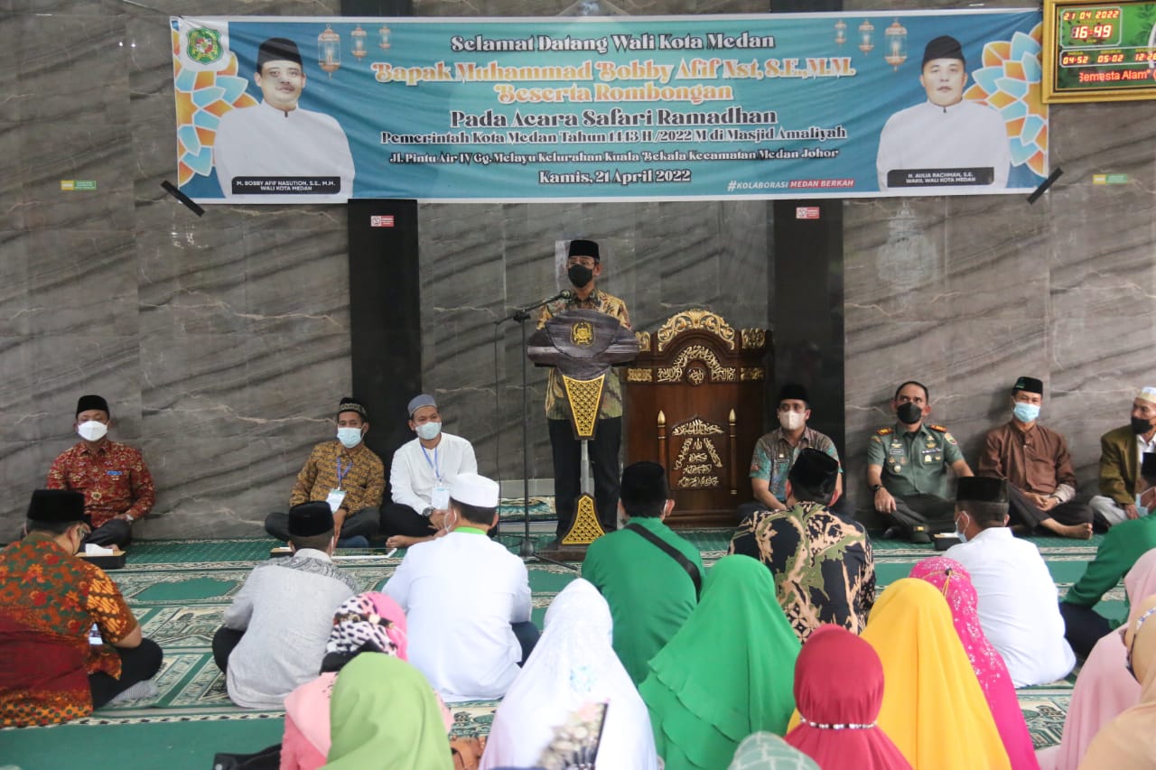 Melalui Safari Ramadhan, Ajak Masyarakat Berkolaborasi Bangun Kota Medan