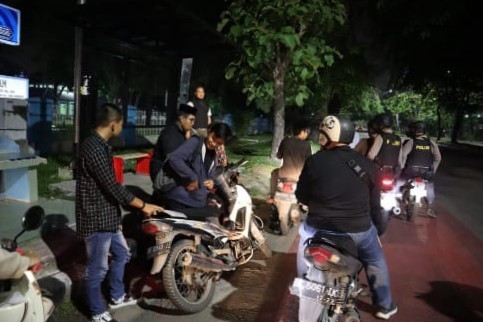 Tim Patroli Polrestabes Medan Seser Sejumlah Lokasi Dianggap Rawan
