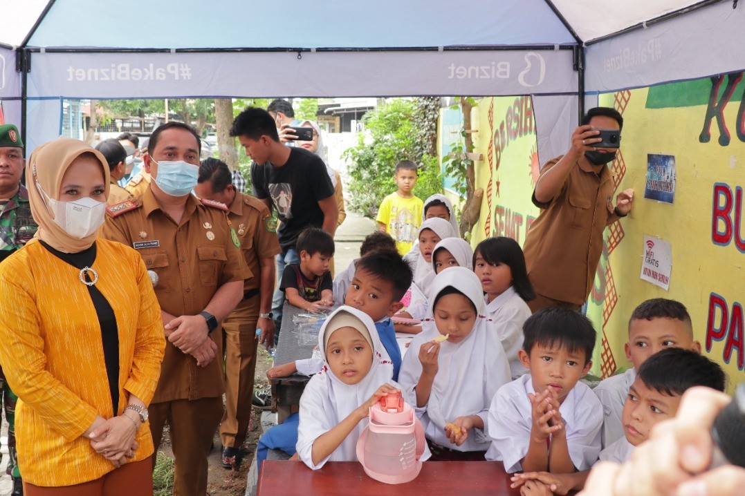 Ada Kampung Cerdas di Kelurahan Sidodadi Medan Timur, Pelajar Bisa Pakai Internet Gratis