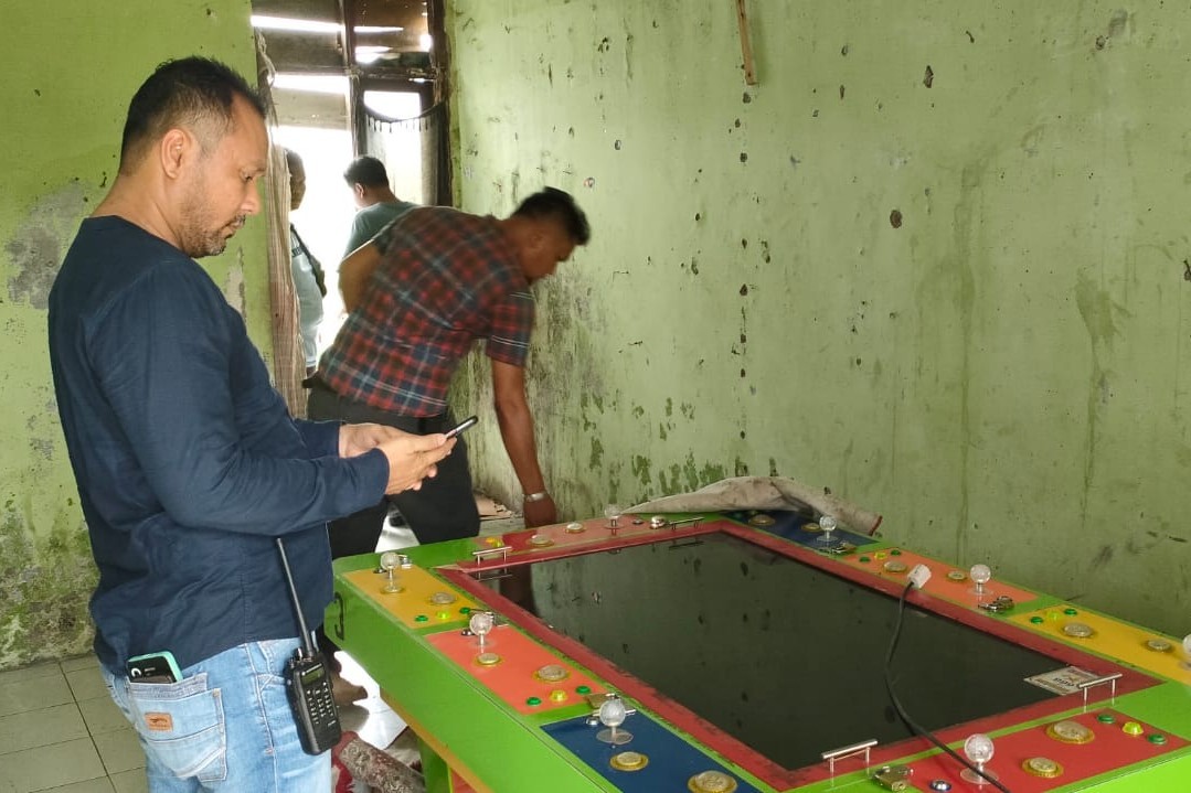 Polsek Percut Sita 1 Mesin Judi Tembak Ikan di Kampung Kolam, di Tembung Belum Ada yang Mampu Gerebek