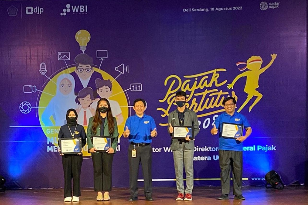 DJP Sumut I Beri Penghargaan Kepada Mahasiswa Sebagai Tax Center Inklusi Pajak di Program Patur