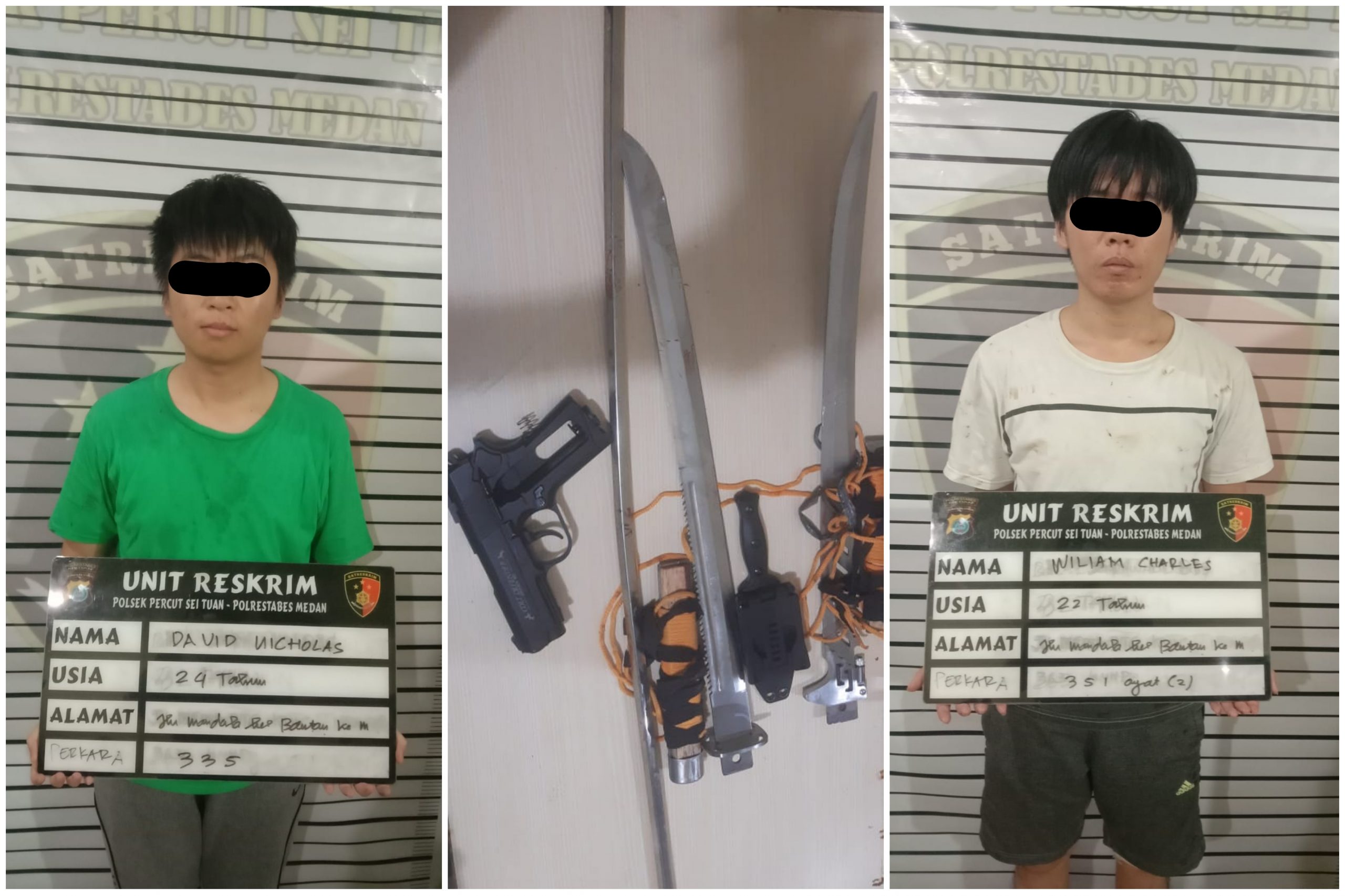 Lerai Keributan, Acek Kritis Di Samurai dan Ditodong Soft Gun Abang Beradik Tetangganya