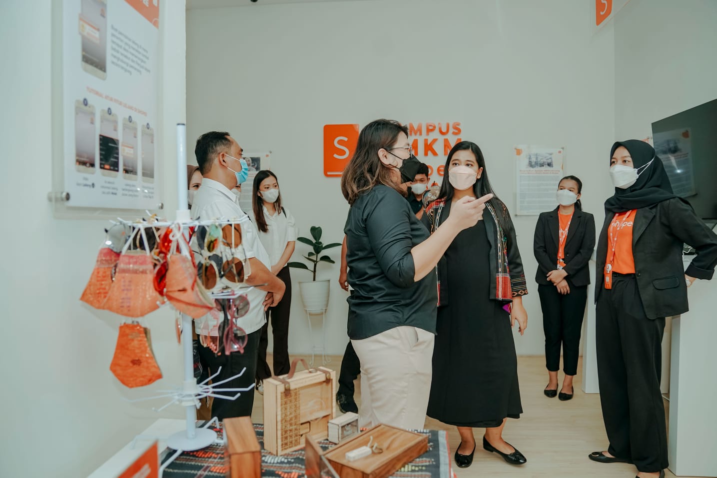 Kunjungi Kampus UMKM Shopee, Ketua Dekranasda Harapkan Bantuan Pelatihan