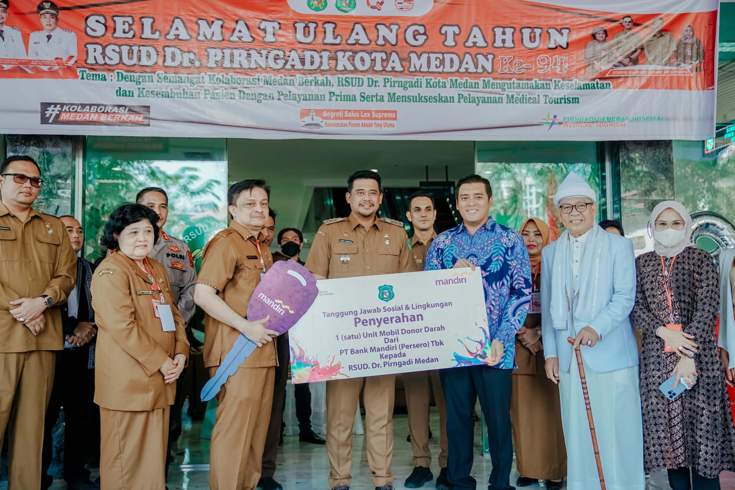 HUT RSUD Dr Pirngadi, Diharapkan Beri Pelayanan Terbaik Kepada Pasien
