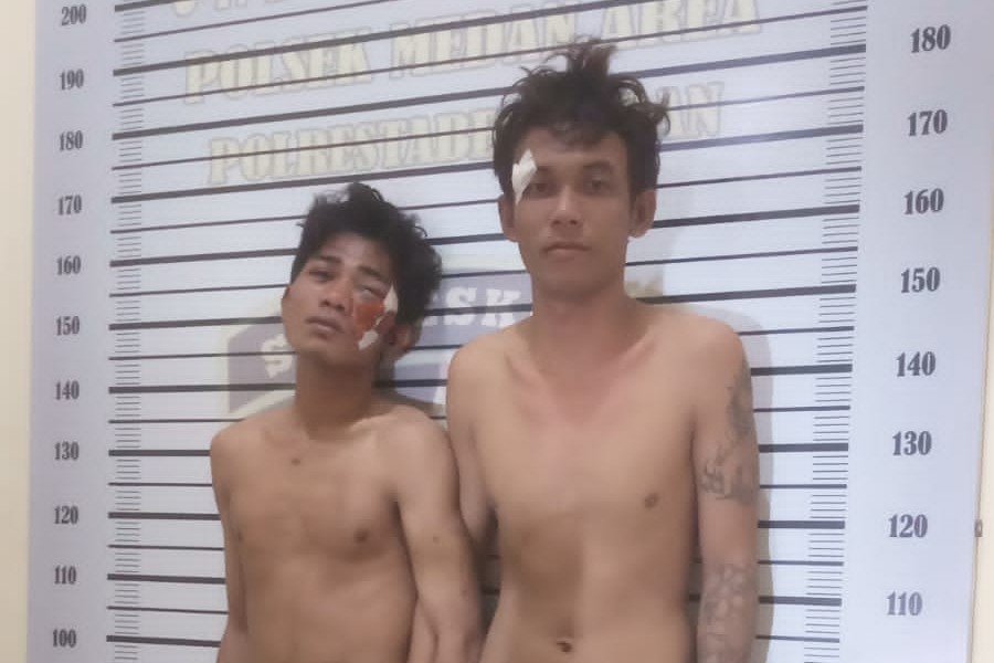 Dua Jambret HP Ditangkap Massa Usai Jatuh dari Motornya