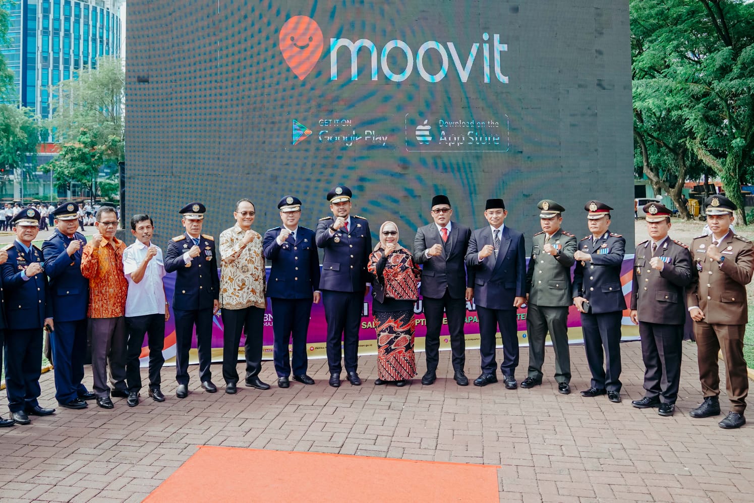 Pertama Di Indonesia, Aplikasi Moovit Launching di Medan