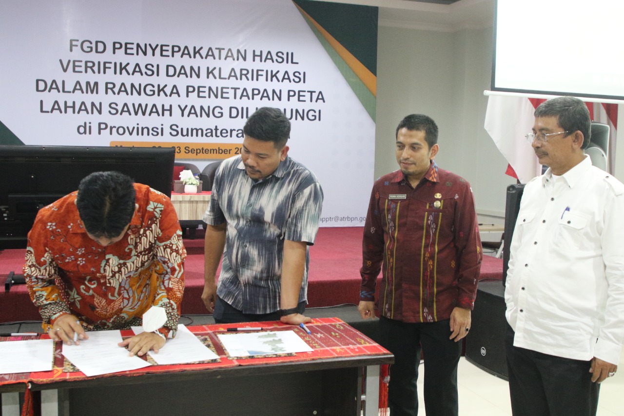 Lahan Sawah Dilindungi Indikatif di Medan yang Dipertahankan Seluas 0 Hektar