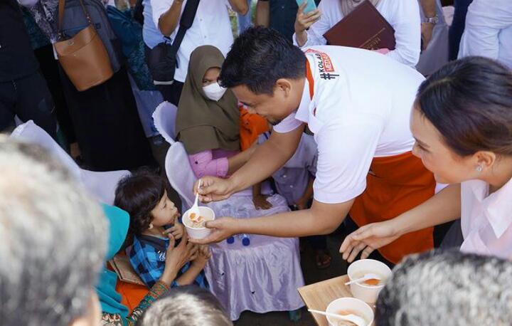 Bobby Nasution Gelontorkan Anggaran Rp. 198 Milyar Untuk Turunkan Stunting Di Kota Medan