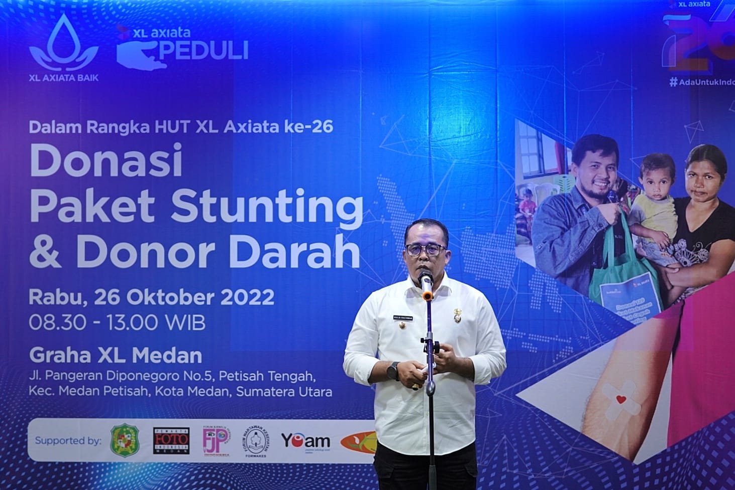 Aulia Rachman: Dalam 2 Bulan, Angka Stunting di Kota Medan Turun