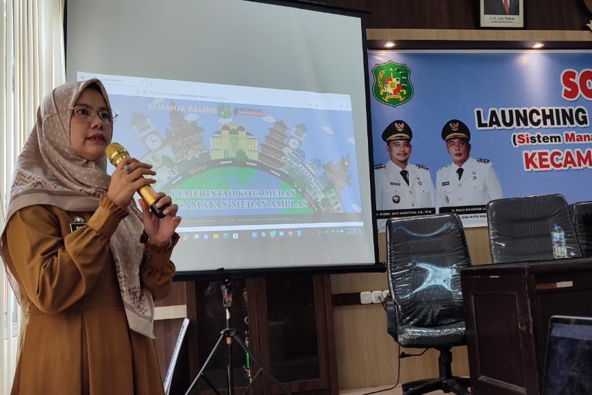 Kecamatan Medan Amplas Luncurkan Aplikasi Tentang Kinerja Kepling