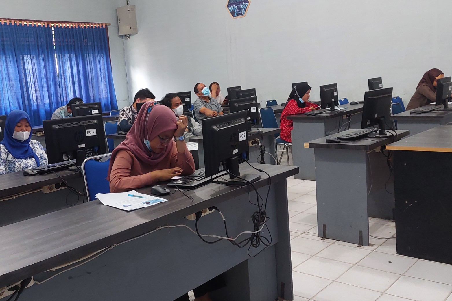 Sebanyak 870 Calon Peserta PPK se-Deli Serdang Mengikuti Ujian CAT